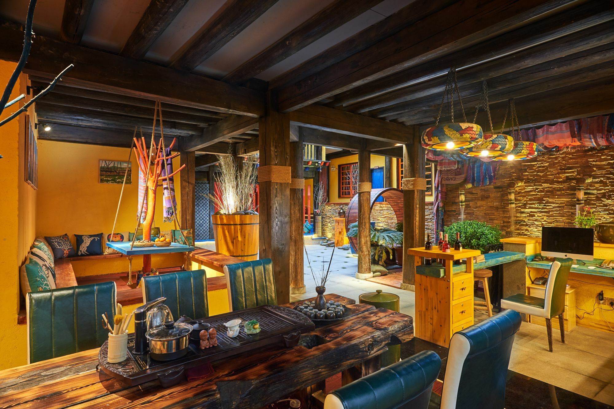 Jiumi Snow Mountain Original Art Hotel Шангри Ла Екстериор снимка