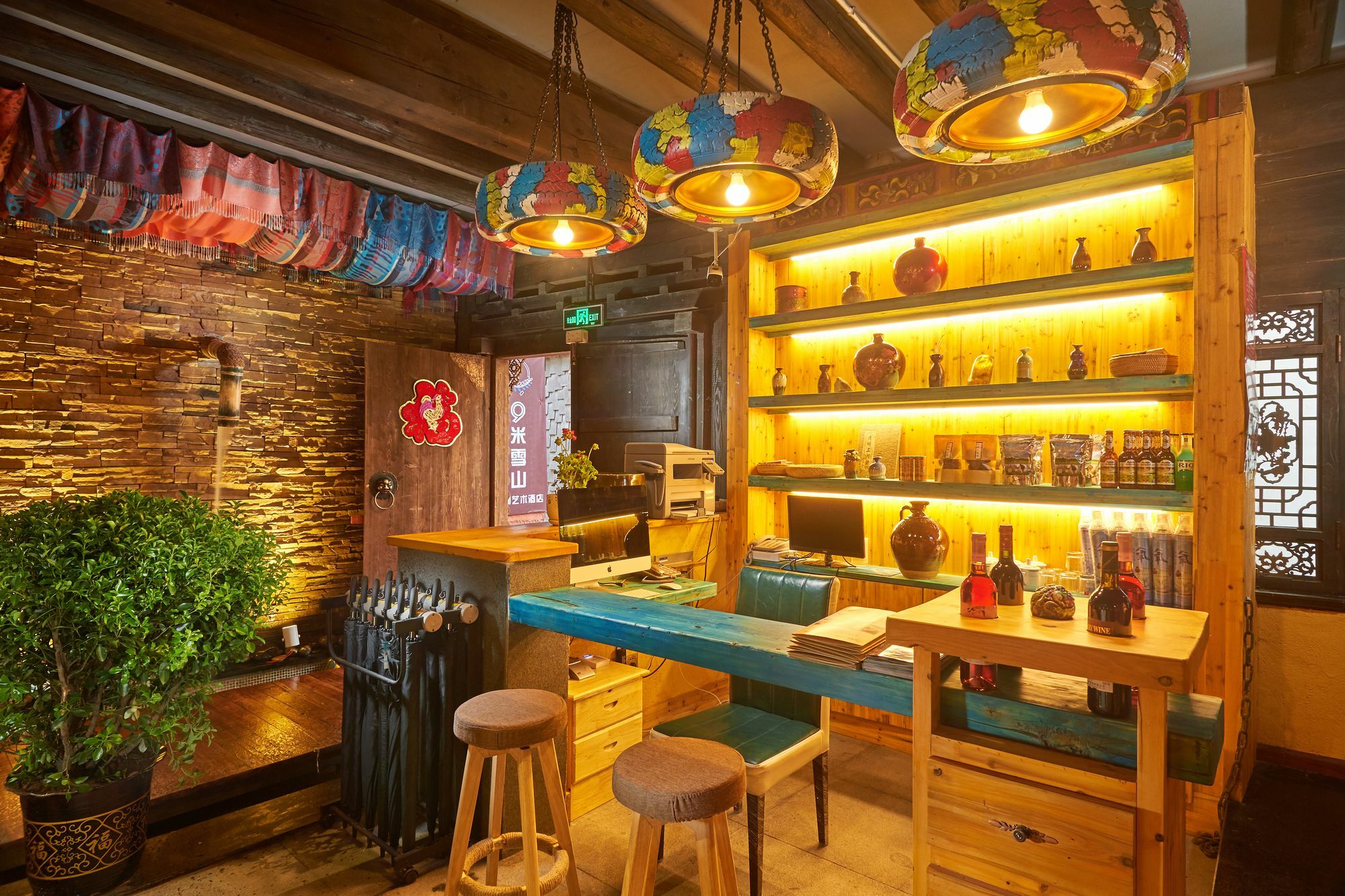 Jiumi Snow Mountain Original Art Hotel Шангри Ла Екстериор снимка